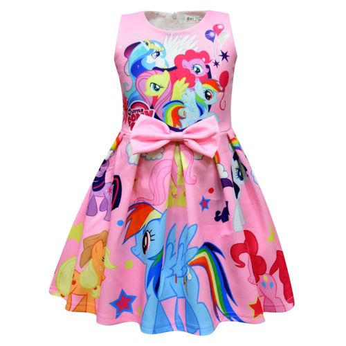 Robes D'été Pour Filles Princesse Little Pony Arc-En-Ciel