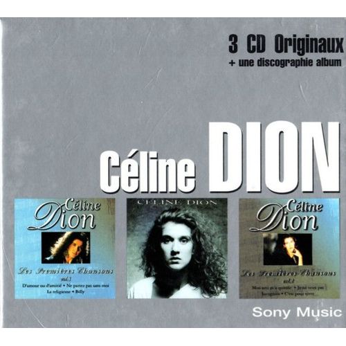 Celine Dion - Boxset 3 Cd - Les Premieres Annees Gold Vol.1 Et Vol.2 / Unison - Discographie Album Incluse - Best Of / Compilation - Versailles 1999
