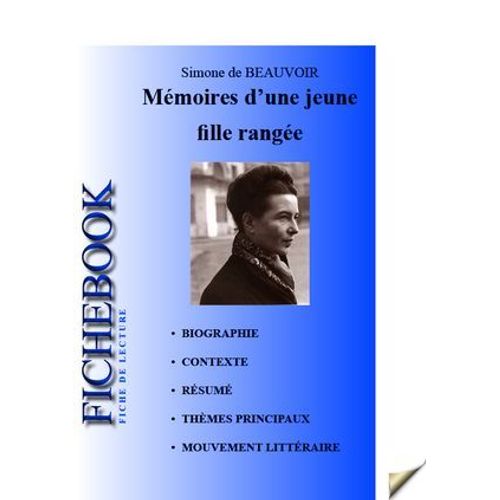 Fiche De Lecture Mémoires D'une Jeune Fille Rangée