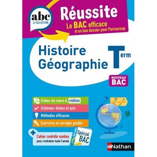 Histoire-Géographie Terminale - Abc Réussite - Bac 2026 - Enseignement Commun Tle - Cours, Méthode, Exercices Et Sujets Corrigés - Epub