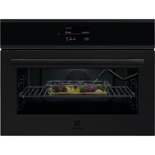Electrolux Four Encastrable Email lisse Compact 800 MealAssist CombiQuick EVL9E2XT Noir mat