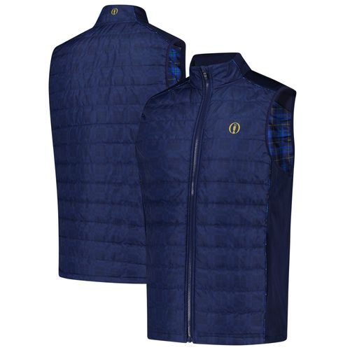 Gilet The Open Tartan Collection Quilted - Marine