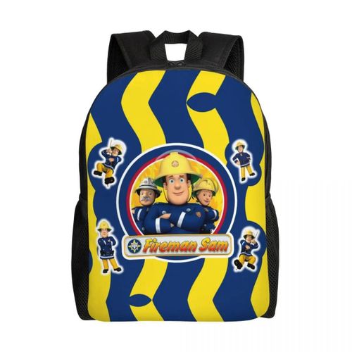 Sac à dos Sam le Pompier, série télévisée, dessin animé, pour garçons et filles, idéal pour l'école, le voyage, l'université, les hommes et les femmes, idéal pour un ordinateur portable