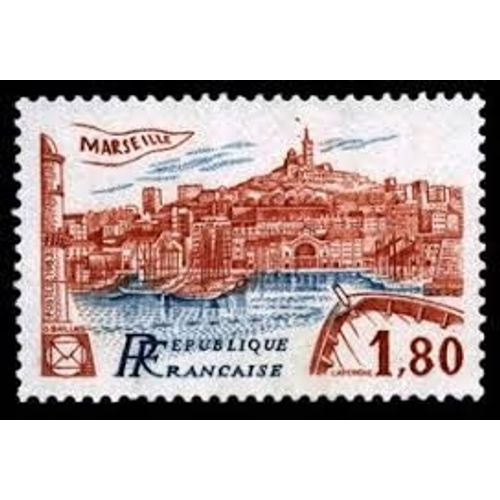 56ème Congrès National De La Fédération Des Sociétés Philatéliques Françaises À Marseille : Vieux Port Et Notre Dame De La Garde Année 1983 N° 2273 Yvert Et Tellier Luxe