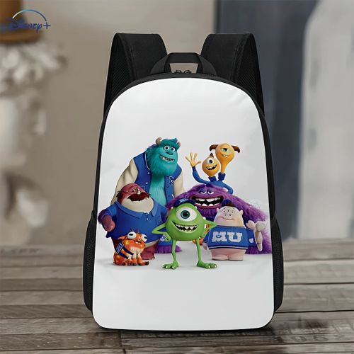 Sac à dos multifonction motif floral James P. Sullivan de Disney Monsters University - Idéal pour l'école, le travail, les voyages et le sport - Sac à dos décontracté de grande capacité