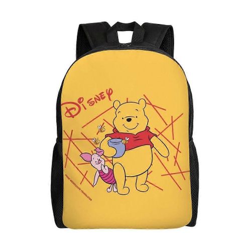 Sac à dos Winnie l'ourson en toile pour adolescent, cartable unisexe - XTYD9413