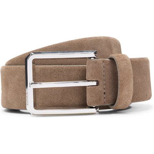 Ceinture En Cuir Suédé Avec Boucle Lisse À Ardillon110