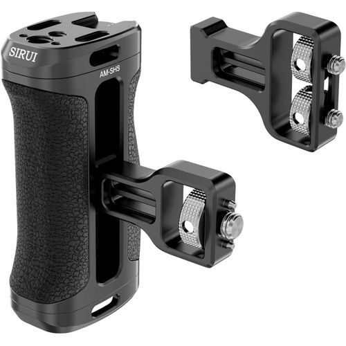Poignée Latérale Avec Double Fixation À Vis 1/4"", Poignée Légère Pour Appareil Photo, Filetage 1/4"" Et 3/8"" Vers Le Haut Et Vers Le Bas, Poignée Latérale Réglable Am-Shs[HDM5235863]