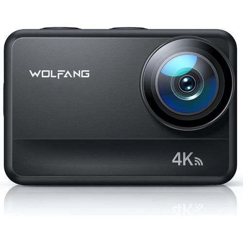 Caméra Sport 4K 60Fps, Ga400 Action Cam Étanche 40M Eis Stabilisateur Caméra Moto Grand Angle Ultra Hd Caméra Vidéo Vlog Écran Tactile Appareil Photo Avec Télécommande, 2 Piles 135[HDM5234505]