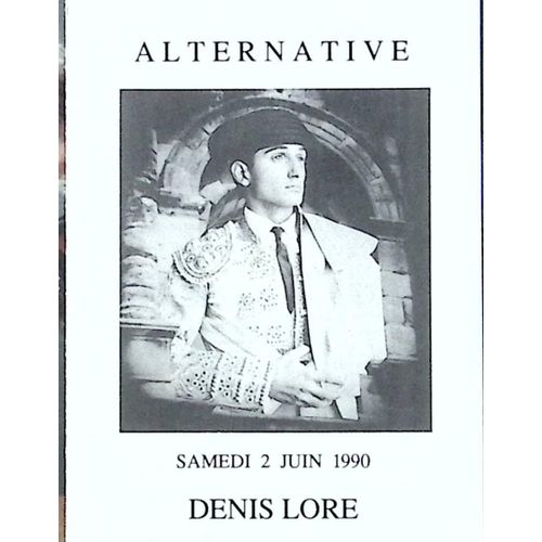 Mini Affichette De Programme Féria De Nimes 1990 - Alternative De Denis Loré