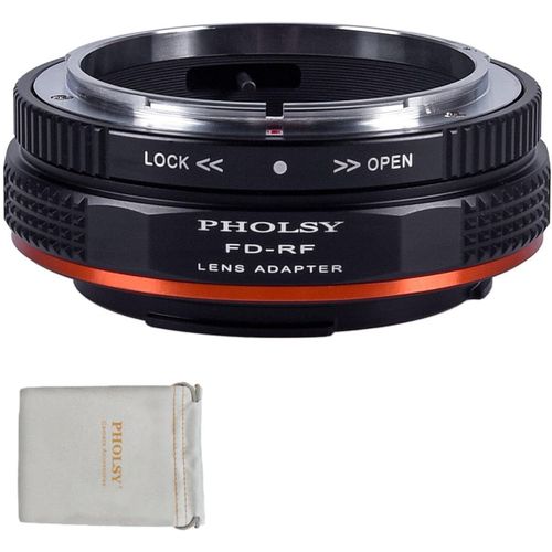 Manuelle Bague D'Adaptation Pour Objectifs: Compatible Avec Les Objectifs Canon Fd Fl Et Les Boîtiers Appareils Photo Canon Rf (Eos R-Type), Fd Vers Rf[HDM5235874]
