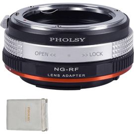 Manuelle Bague D'Adaptation Pour Objectifs: Compatible Avec Les Objectifs Nikon F (G-Type) Et Les Boîtiers Appareils Photo Canon Rf (Eos R-Type), Nikon G Vers Rf[HDM5235868]