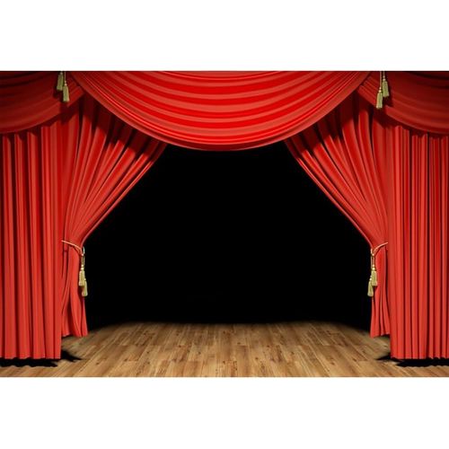3X2M Vinyle Étape Toile De Fond Rideau Rouge Parquet Fond Noir Pour Spectacle De Théâtre Pour Fête Un Événement La Photographie Fond Vidéo Accessoires De Studio Fond D'Écran[HDM5235138]