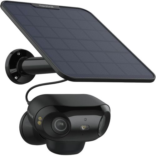 180° 4K Camera Solaire Exterieur Wifi Sans Filavec Vision Nocturne Colorx Et Assemblage D'Images Double, Wifi 2.4/5 Ghz, Détection Personne/Véhicule/Animal, Argus 4 Pro Solar Panel[HDM5235738]