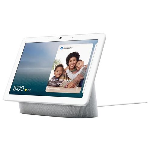 Google Nest Hub Max - Affichage intelligent - LCD de 10" - Canal 2.1 - sans fil - IEEE 802.11b/g/n/ac, Bluetooth - craie