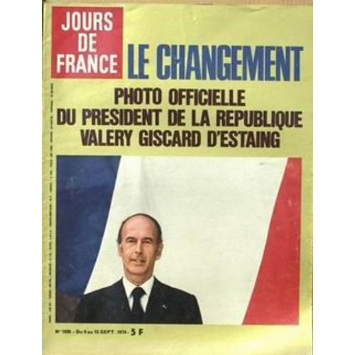 Jours De France N°1030 Du 09-09-1974