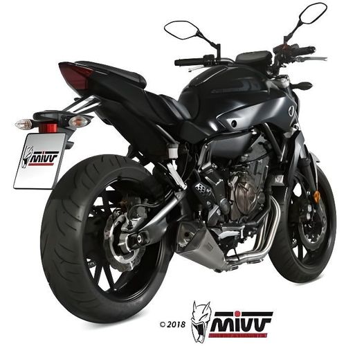 Ligne Complète Mivv Delta Race Inox Silencieux Inox/Casquette Carbone Yamaha Mt-07