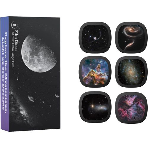Disques Réalistes - Disques Pour Meteor Und Galaxy Projecteur, Diapositives 5K Ultra Hd Pour Planétarium Domestique, Jeu De 6 Disques Sans Projecteur (Nebula 4)[HDM5235162]