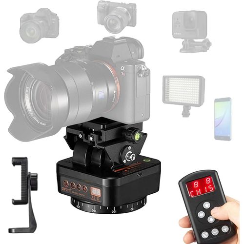 Zifon Yt-1000 Gimbal Électrique Sans Fil Avec Télécommande, Fonction Pivotante/Inclinaison, Charge Du Cardan 1000 G, Rotation À 360 °, Télécommande 2,4 G Pour Appareils Photo De Sm[HDM5235020]