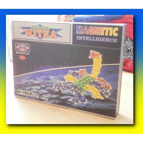 Jeu aimant - bâtons magnétiques - zhijia Witka - 380 pièces