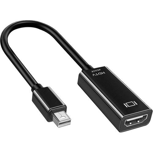 Adaptateur Mini Displayport Vers Hdmi En Nylon Tressé - Compatible Avec Macbook Air/Pro, Surface Pro Et Plus, Supporte 1080P Et Audio Hd - 20Cm, Gris[HDM5232991]
