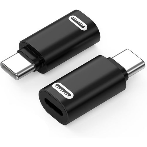 Adaptateur Lightning Vers Usb C 2 Pièces, Adaptateur Usb-C Vers Lightning Compatible Pour Iphone 15/16 Pro/16 Pro Max/16 Plus, Ipad Pro/Air, Pas Pour Audio/Otg/Écouteurs, Noir Pd[HDM5232356]