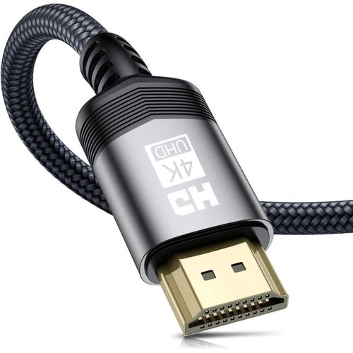 Câble Hdmi 4K 4M Câble Hdmi 2.0 Haute Vitesse Par Ethernet En Nylon Tressé Supporte 4K@60Hz 2K@144Hz 3D/ Hdr Retour Audio - Cordon Hdmi Pour Lecteur Blu-Ray/ Ps3/ Ps4/ Tv 4K Ultra [HDM5230061]