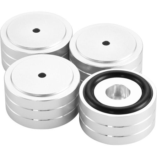 Lot De 4 Pieds D'Isolation Pour Haut-Parleur, Support D'Isolation Hifi Amp En Aluminium Pour Tourne-Disque Dac Pour Home Cinéma, Électronique, Équipement Audio[HDM5231021]