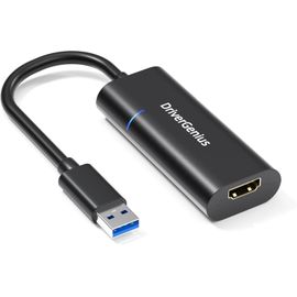 Viewx Adaptateur Usb 3.0 Vers Hdmi, Carte Graphique Externe Alimentée Par Usb, Convertisseur Vidéo/Audio 1080P Pour Bureautique Et Analyse De Données (Windows 11 & Macos 15)[HDM5230619]