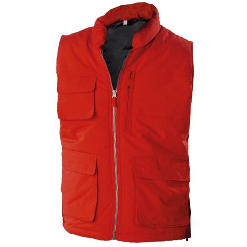 Gilet sans manches Bodywarmer matelassé WK. Designed To Work Rouge 5XL