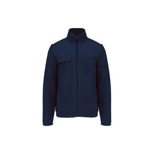 Veste polaire manches amovibles WK. Designed To Work Bleu Marine L