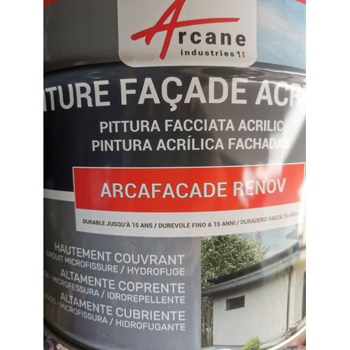 PEINTURE FACADE ACRYLIQUE ARCANE - POT10 litres jamais ouvert