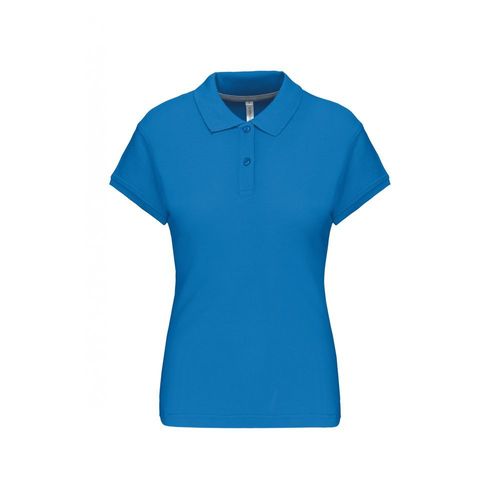 Polo de travail femme Kariban 100% coton Bleu Tropical M