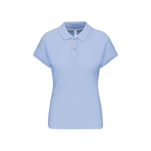 Polo de travail femme Kariban 100% coton Bleu Ciel 3XL