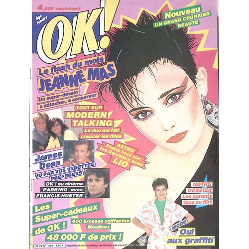 Ok Magazine Jeanne Mas - Modern Talking - 1985
