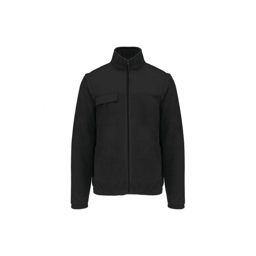 Veste polaire manches amovibles WK. Designed To Work Noir 4XL
