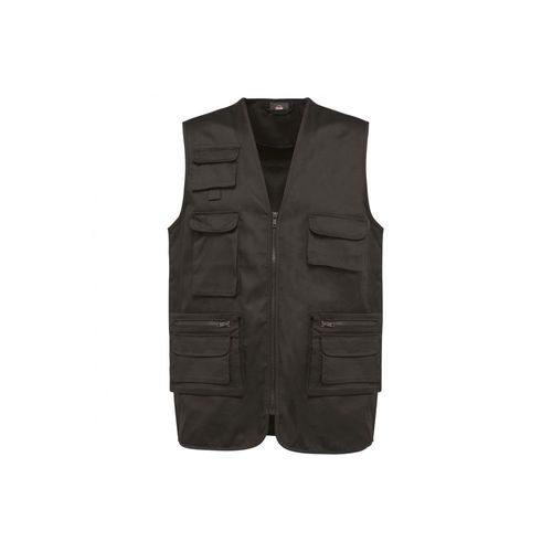 Gilet polycoton multipoches doublé WK. Designed To Work Gris 5XL