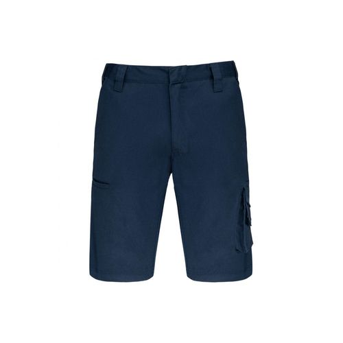Bermuda de travail multipoches WK. Designed To Work Bleu Marine 44