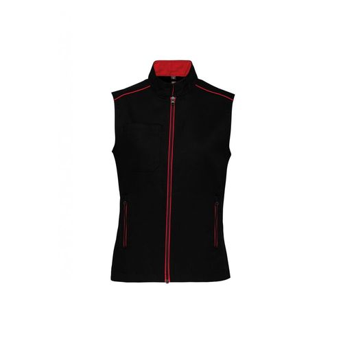 Gilet DayToDay femme WK. Designed To Work Noir / Rouge M