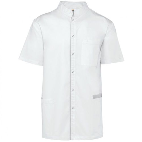 Blouse de cuisine polycoton boutons pression WK. Designed To Work Blanc M