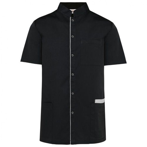 Blouse de cuisine polycoton boutons pression WK. Designed To Work Noir S