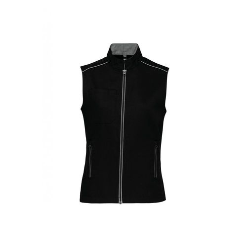 Gilet DayToDay femme WK. Designed To Work Noir / Gris XXL