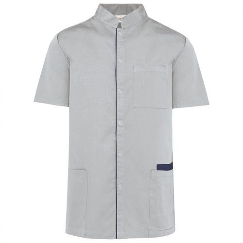 Blouse de cuisine polycoton boutons pression WK. Designed To Work Gris M