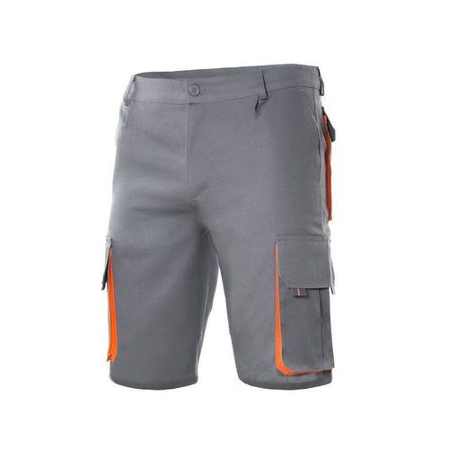 Bermuda multipoches bicolore Velilla Gris / Orange 38