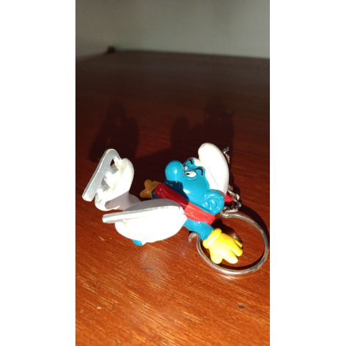 20121 Patineur Schtroumpf Porte-Clés Schleich