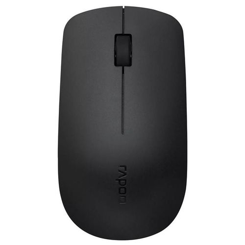 Rapoo M20 Plus Silent - Souris - optique - 3 boutons - sans fil - 2.4 GHz - récepteur sans fil USB - noir