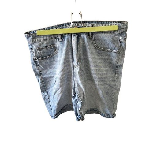 • Short Jean Homme Taille :Xl Marque :Manfinity Couleur : Bleu Très Bon État,
