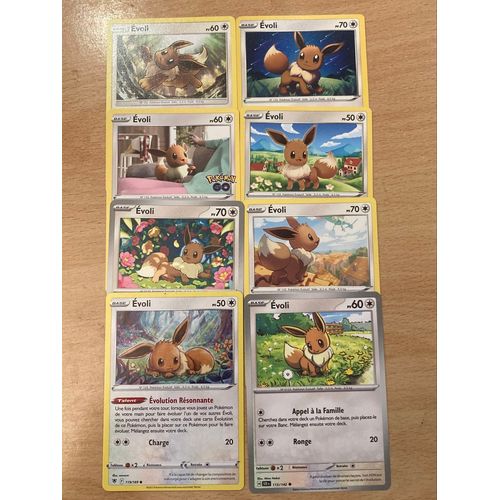 (3388) 8x Evoli (Pokemon) 