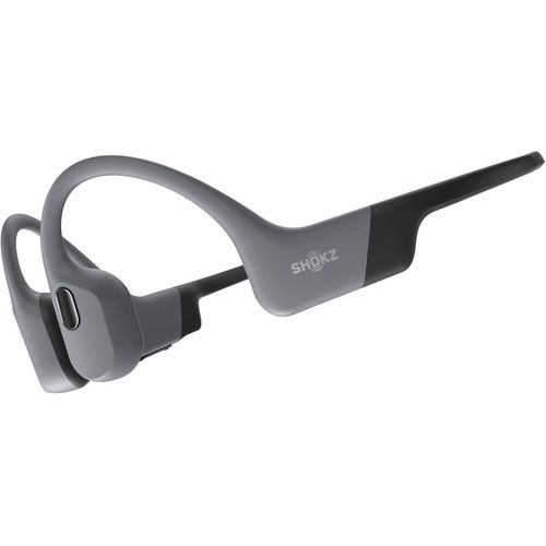 CLOUDDS_Openswim Pro Casque À Conduction Osseuse,Écouteurs Sans Fil À Oreilles Libres,Ip68,Bluetooth 5.4,Stockage Mp3 32 Go,Micros À Annulation De Bruit,9 H D'Autonomie Pour Courir Et Nager-Gris