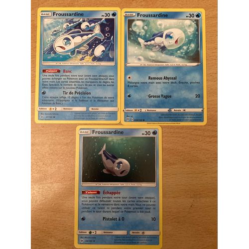 (3228) 3x Froussardine (Pokemon) 